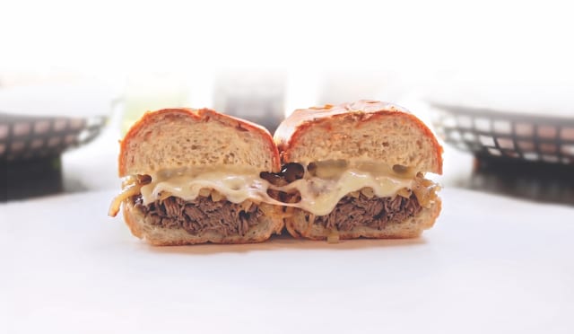 Garlic Cheesesteak.