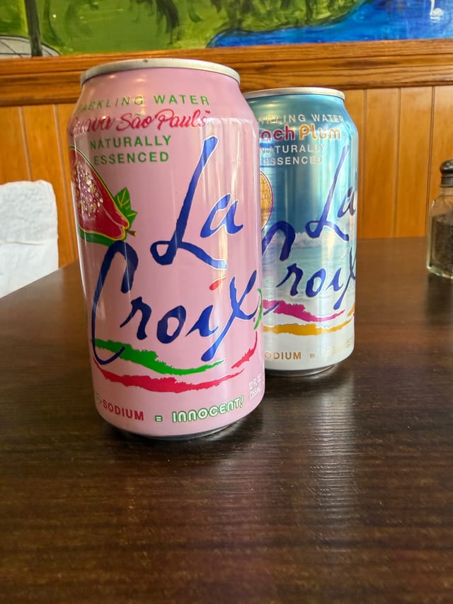 La Croix Sparkling Water.