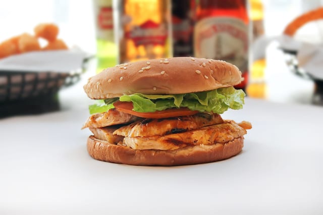 Grilled Chicken Burger.