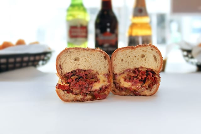 Pastrami Cheesesteak.