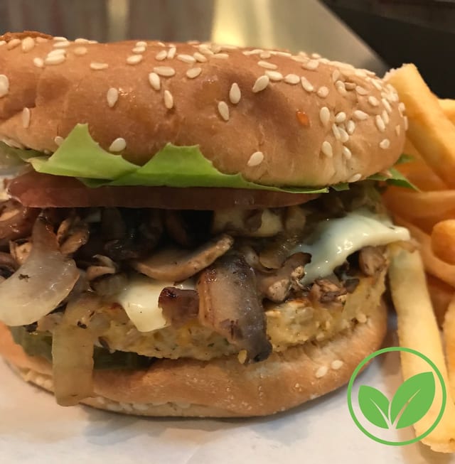 Boca Deluxe Burger (Vegetarian).