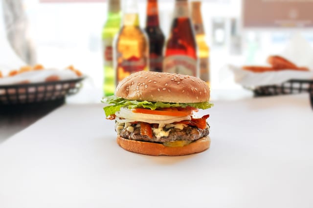 Blue Burger.